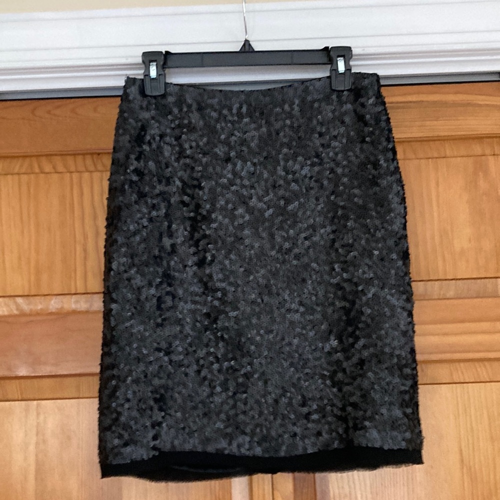Talbot’s Silk Sequence Skirt.